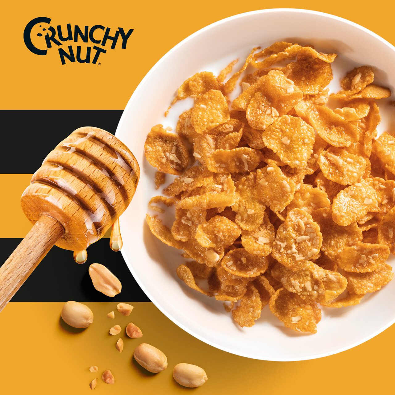 Kellogg's Crunchy Nut Breakfast Cereal 840g