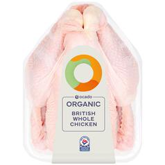 Ocado Organic Whole Chicken Typically: 1400g