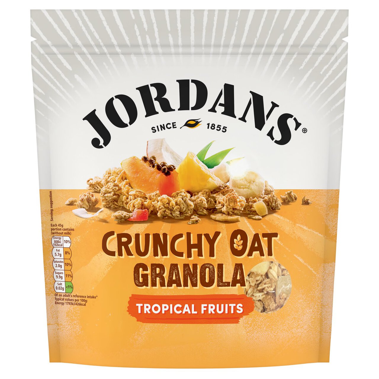 Jordans Crunchy Granola Tropical Fruits 750g