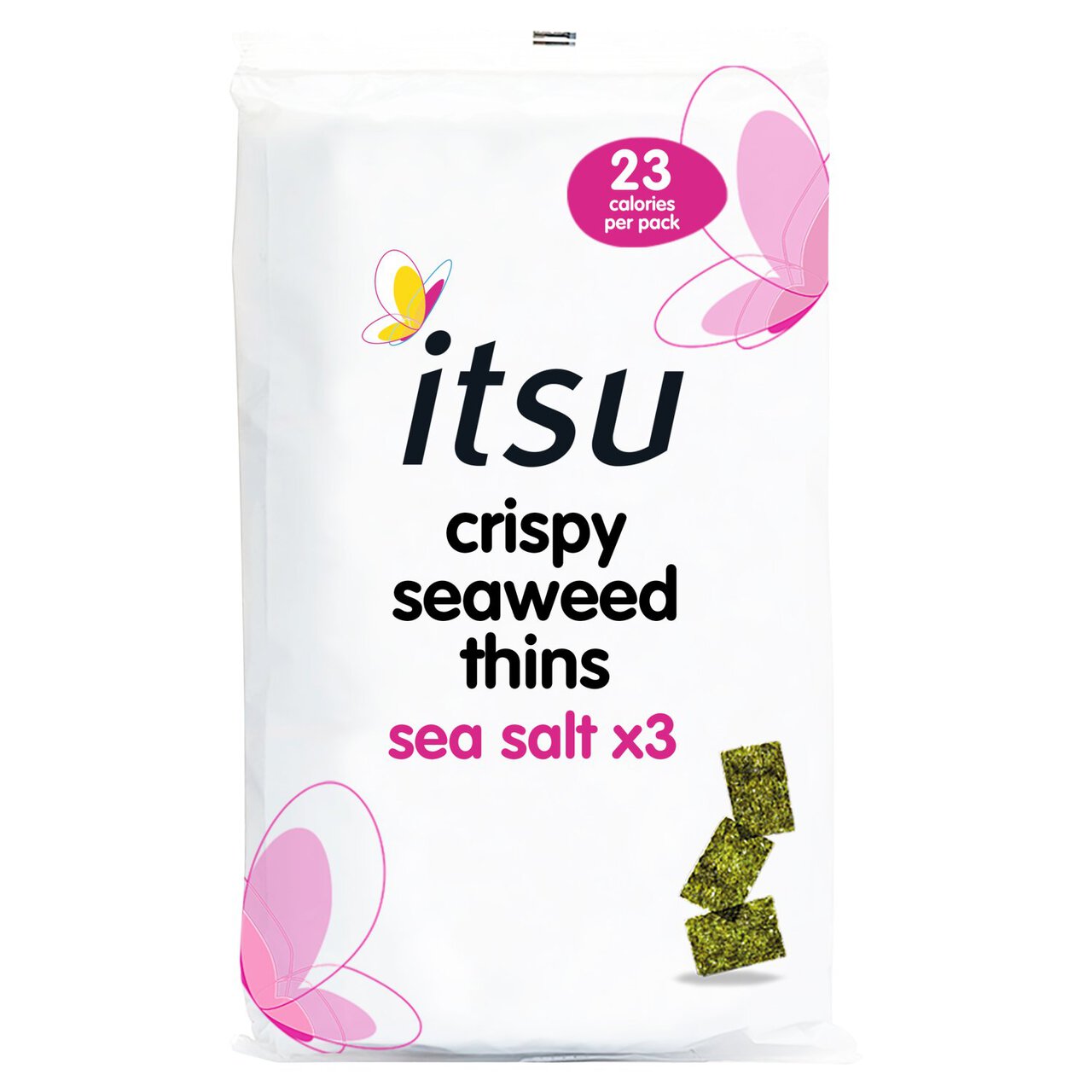 Itsu Sea Salt Crispy Seaweed Thins Multipack Snacks 3 per pack