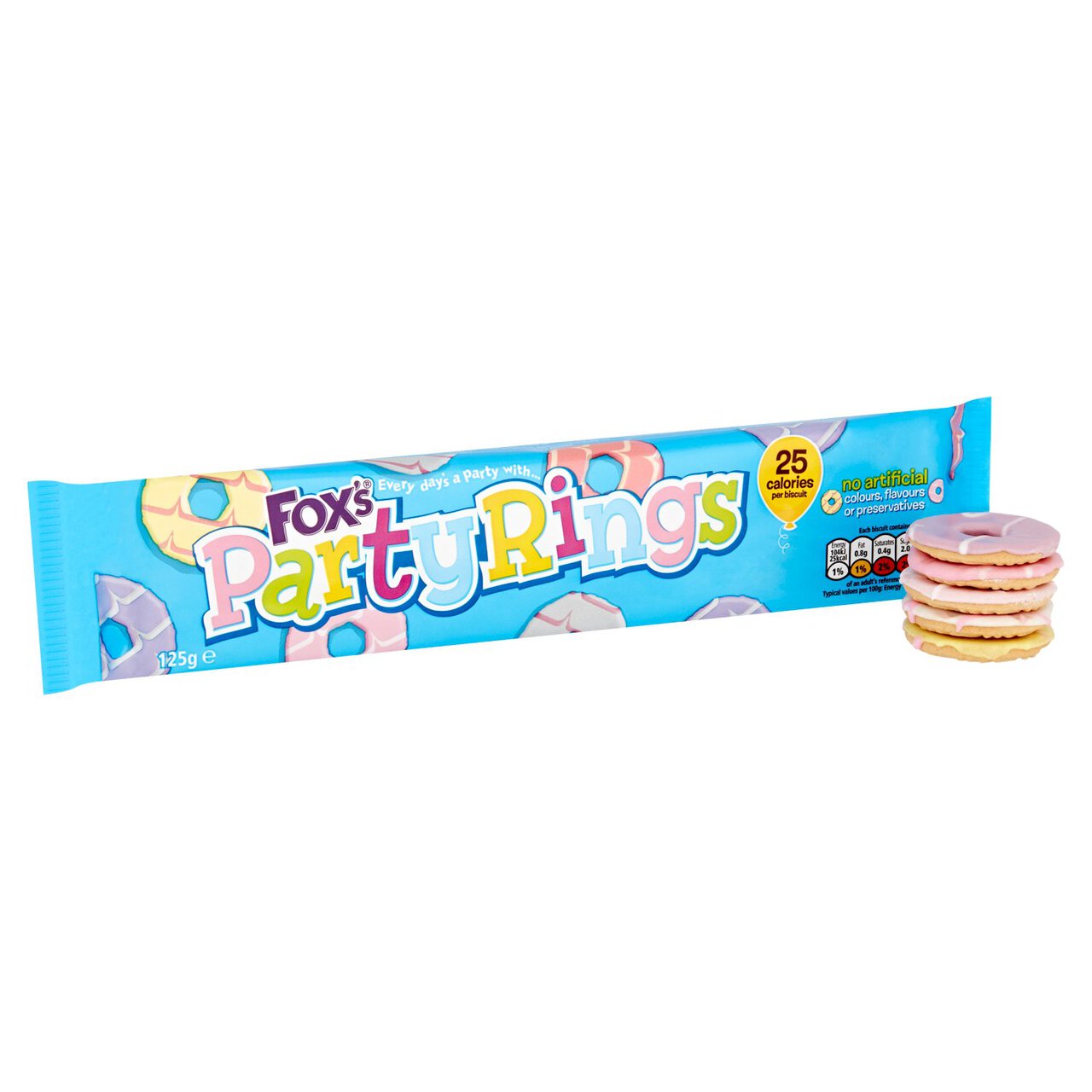Fox's Biscuits Party Rings 125g