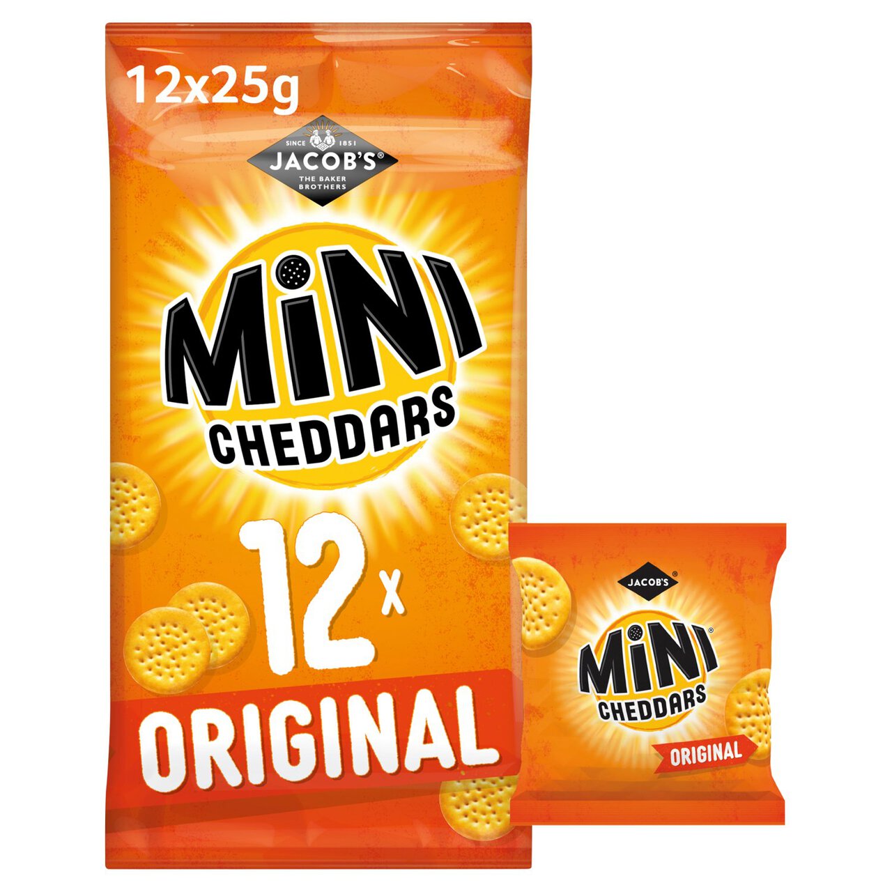 Jacob's Cheese Mini Cheddars 12 per pack