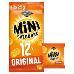 Jacob's Cheese Mini Cheddars 12 per pack