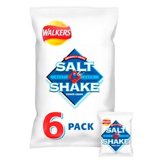 Walkers Salt & Shake Multipack Crisps 6 per pack
