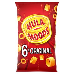 Hula Hoops Original Multipack Crisps 6 per pack