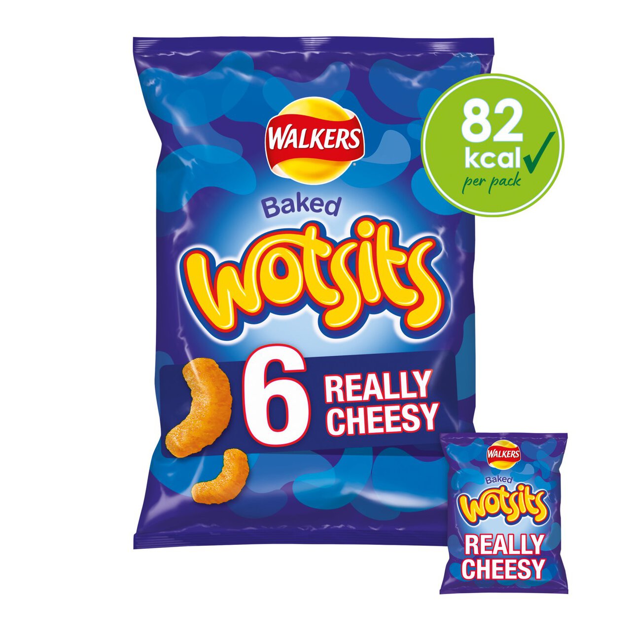 Walkers Wotsits Really Cheesy Snacks 6 per pack