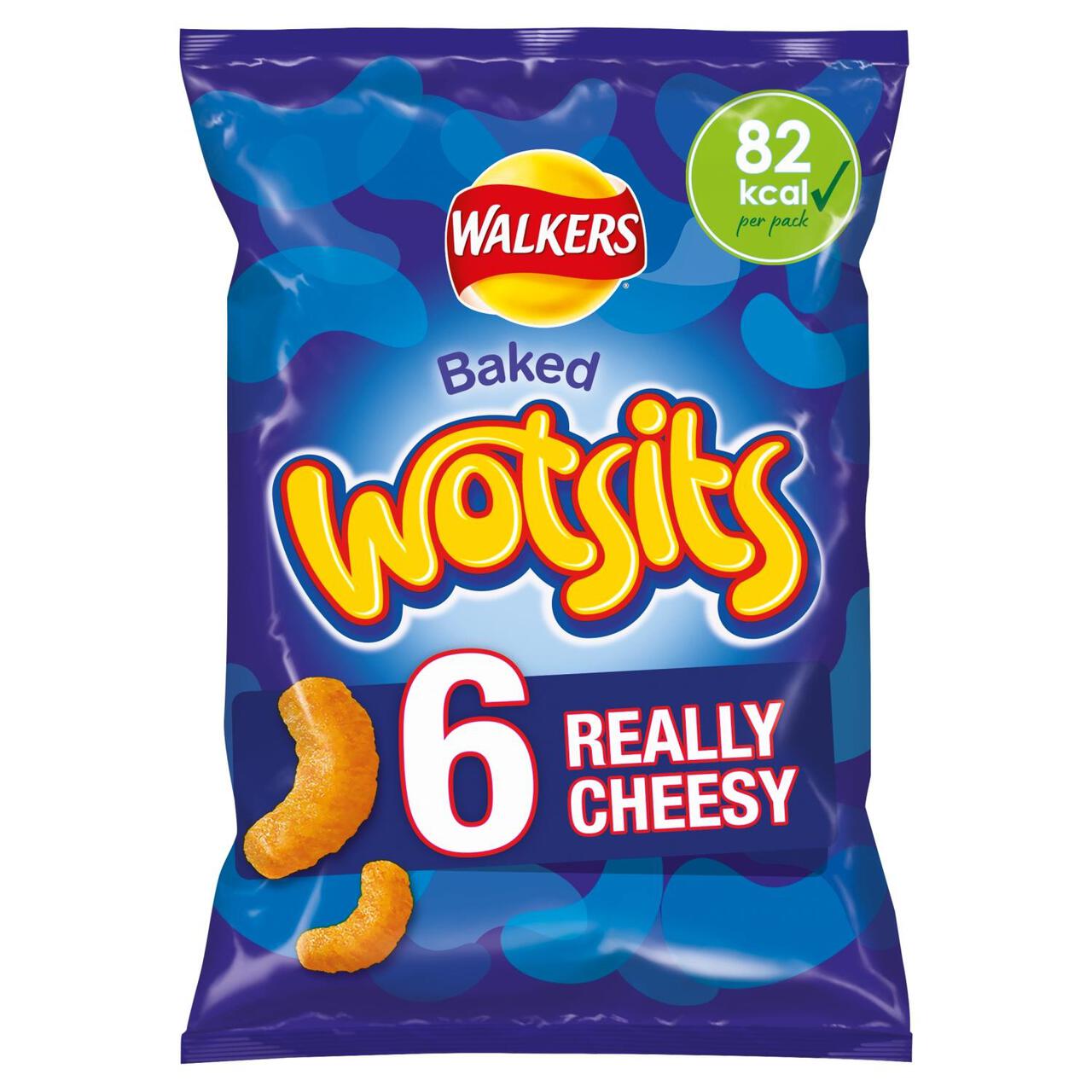 Walkers Wotsits Really Cheesy Snacks 6 per pack