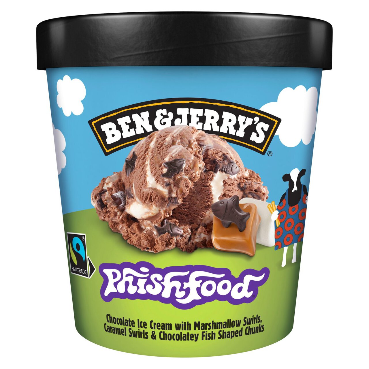 Ben & Jerry's Phish Food Chocolate Ice Cream Tub 465ml