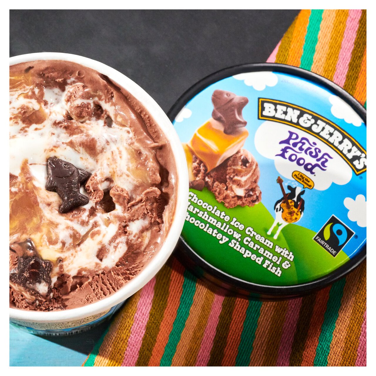 Ben & Jerry's Phish Food Chocolate Ice Cream Tub 465ml
