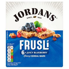 Jordans Blueberry Burst Frusli Cereal Bars 6 x 30g