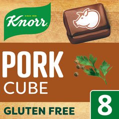 Knorr 8 Pork Stock Cubes 8 x 10g