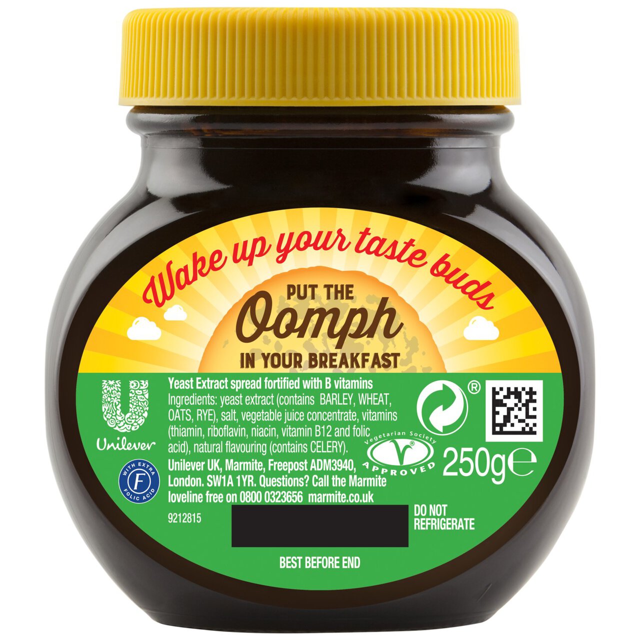 Marmite Original Yeast Extract Spread 250g | Zoom