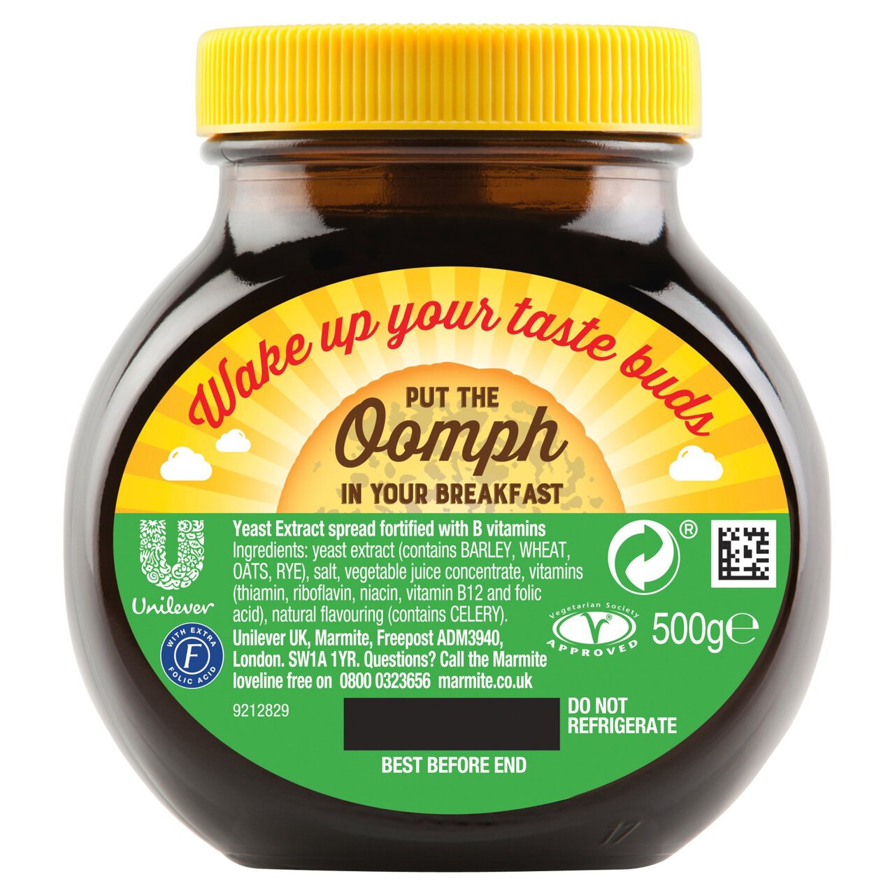 Marmite Original Yeast Extract Spread 500g