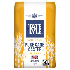 Tate & Lyle Fairtrade Caster Sugar 1kg