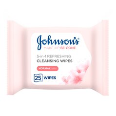 Johnson's Make Up Be Gone Refreshing Wipes 25 per pack