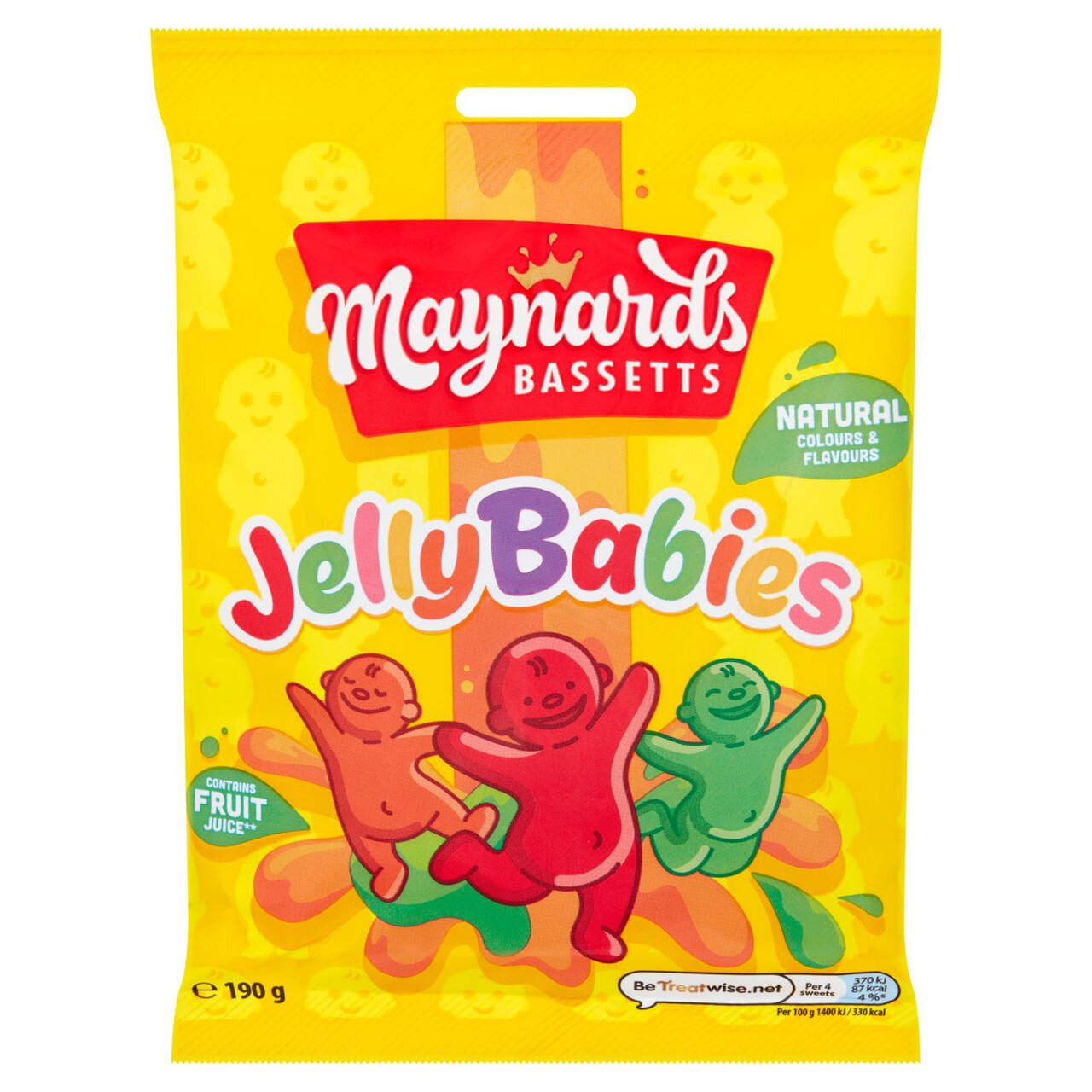 Maynards Bassetts Jelly Babies Sweets Bag 165g | Zoom