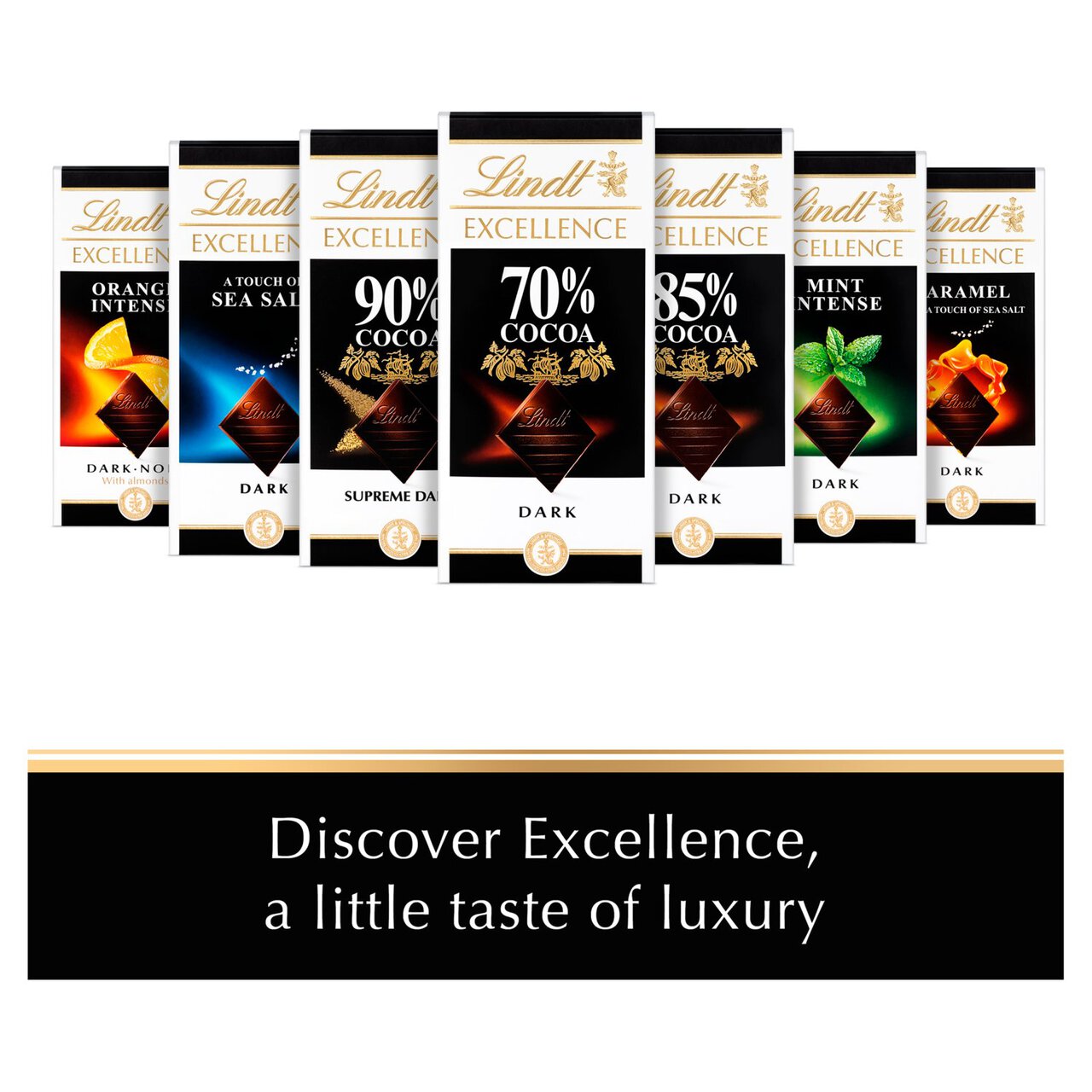 Lindt Excellence 70% Cocoa Dark Chocolate Bar 100g
