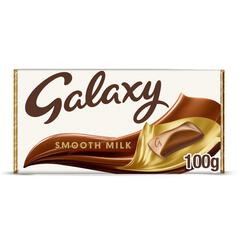 Galaxy Smooth Milk Chocolate Block Bar Vegetarian 100g 100g