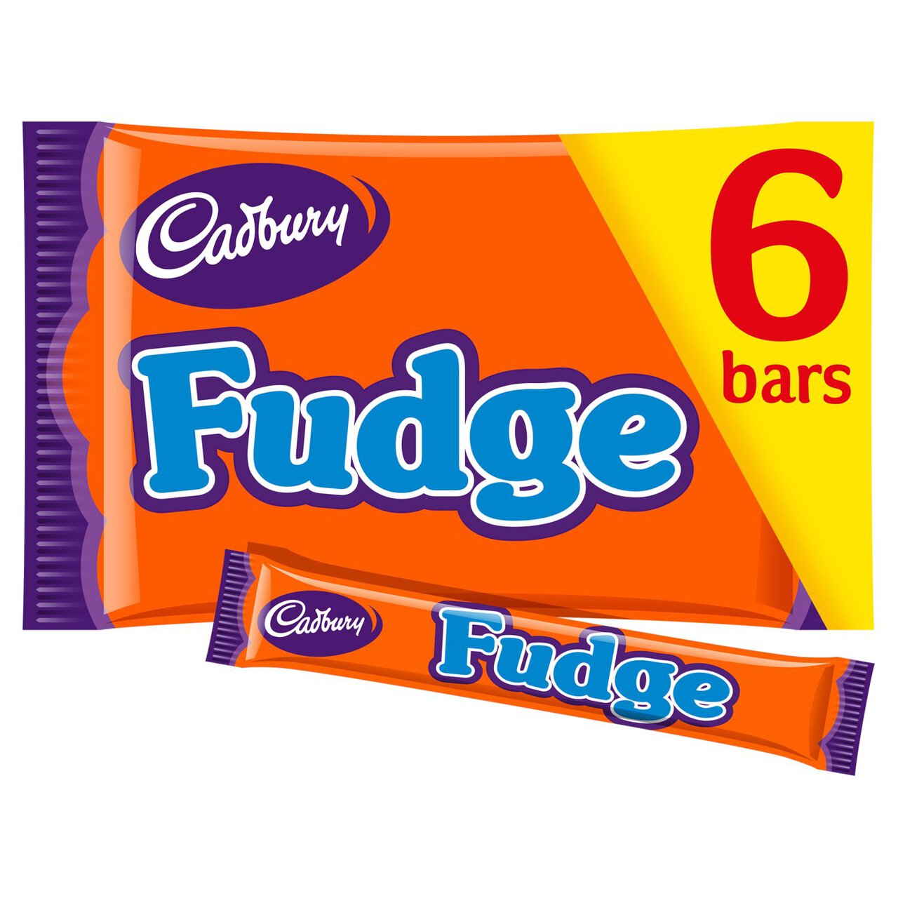 Cadbury Fudge Chocolate Bar Multipack 110g