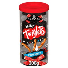 Jacob's Twiglets Original Baked Snacks Christmas Tub 200g