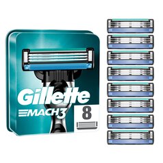 Gillette Mach 3 Razor Blades 8 per pack