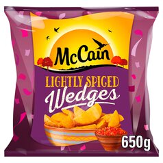 McCain Lightly Spiced Potato Wedges Frozen 650g