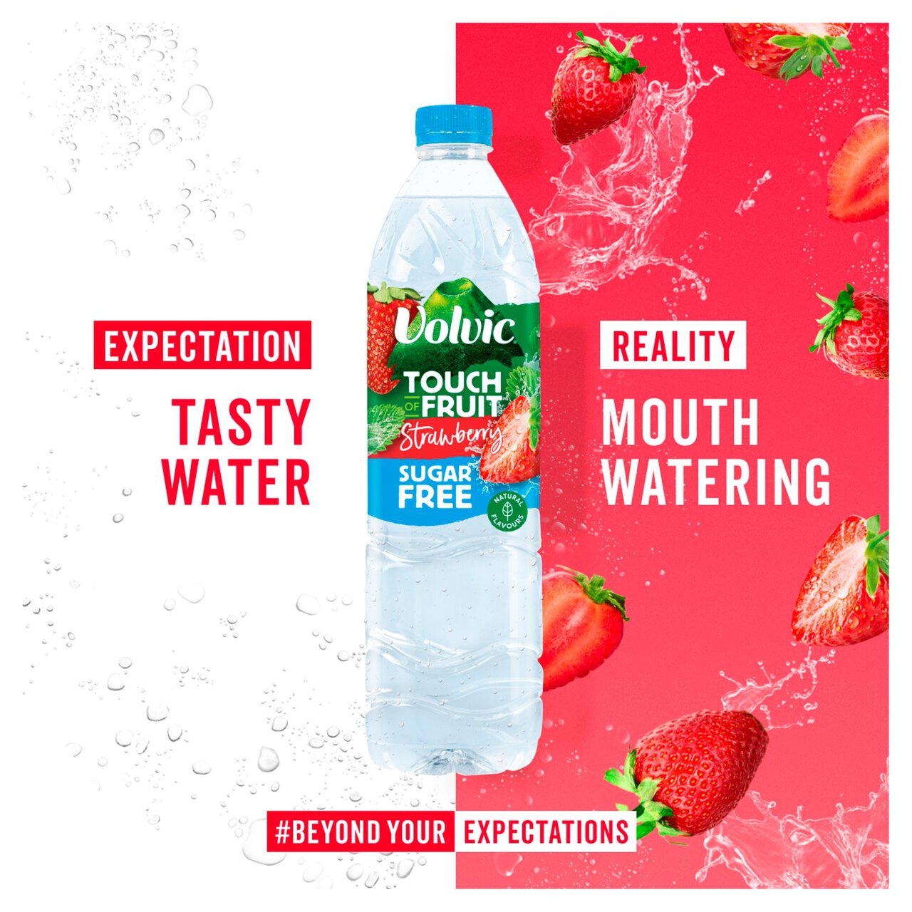 Volvic Sugar Free Touch of Fruit Strawberry 1.5l