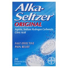 Alka Seltzer Original Pain Relief Tablets 20 per pack