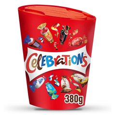 Celebrations Milk Chocolate Selection Box of Mini Chocolate & Biscuit Bars 380g