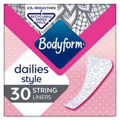 Bodyform Light String Pantyliners 30 per pack