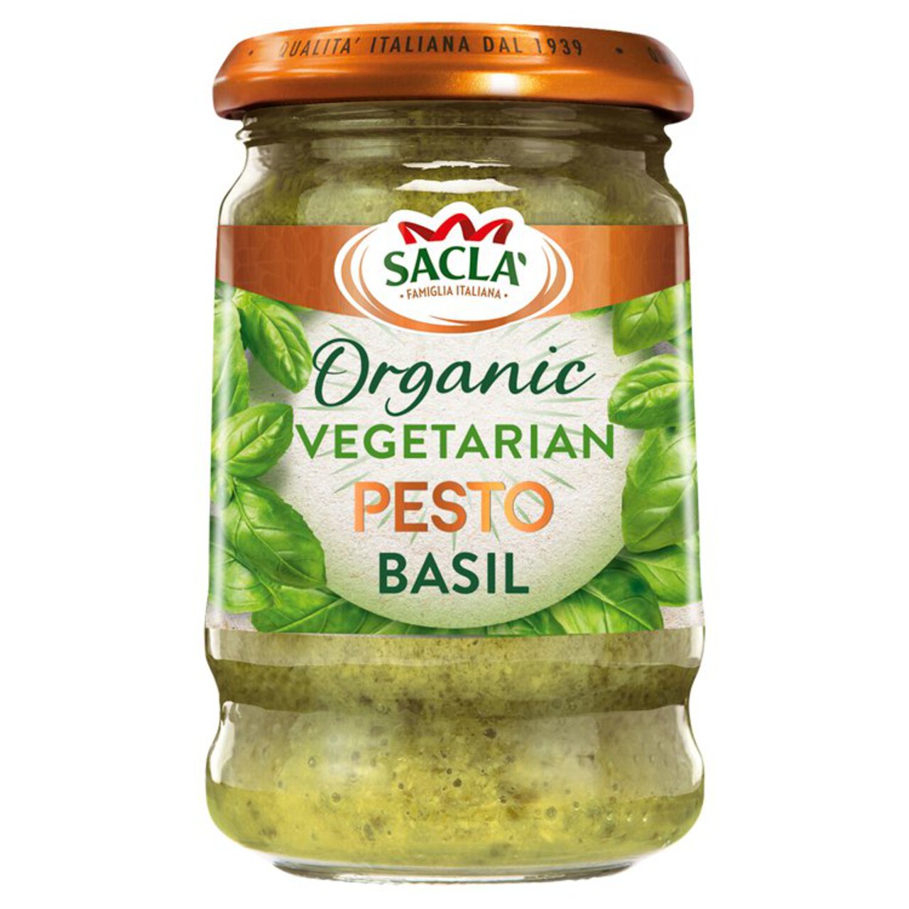 Sacla' Organic Basil Pesto 190g