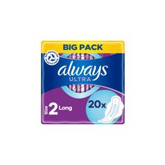 Always Sanitary Towels Ultra Long (Size 2) Wings 20 per pack