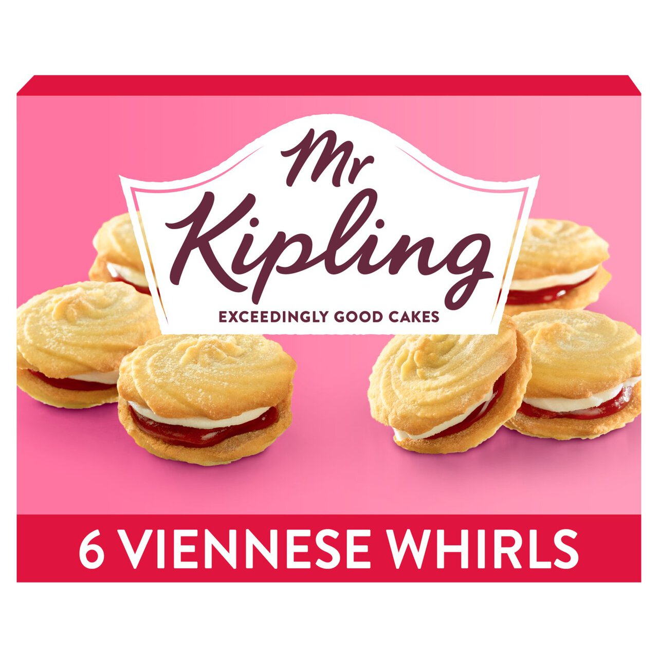 Mr Kipling Viennese Whirls 6 per pack