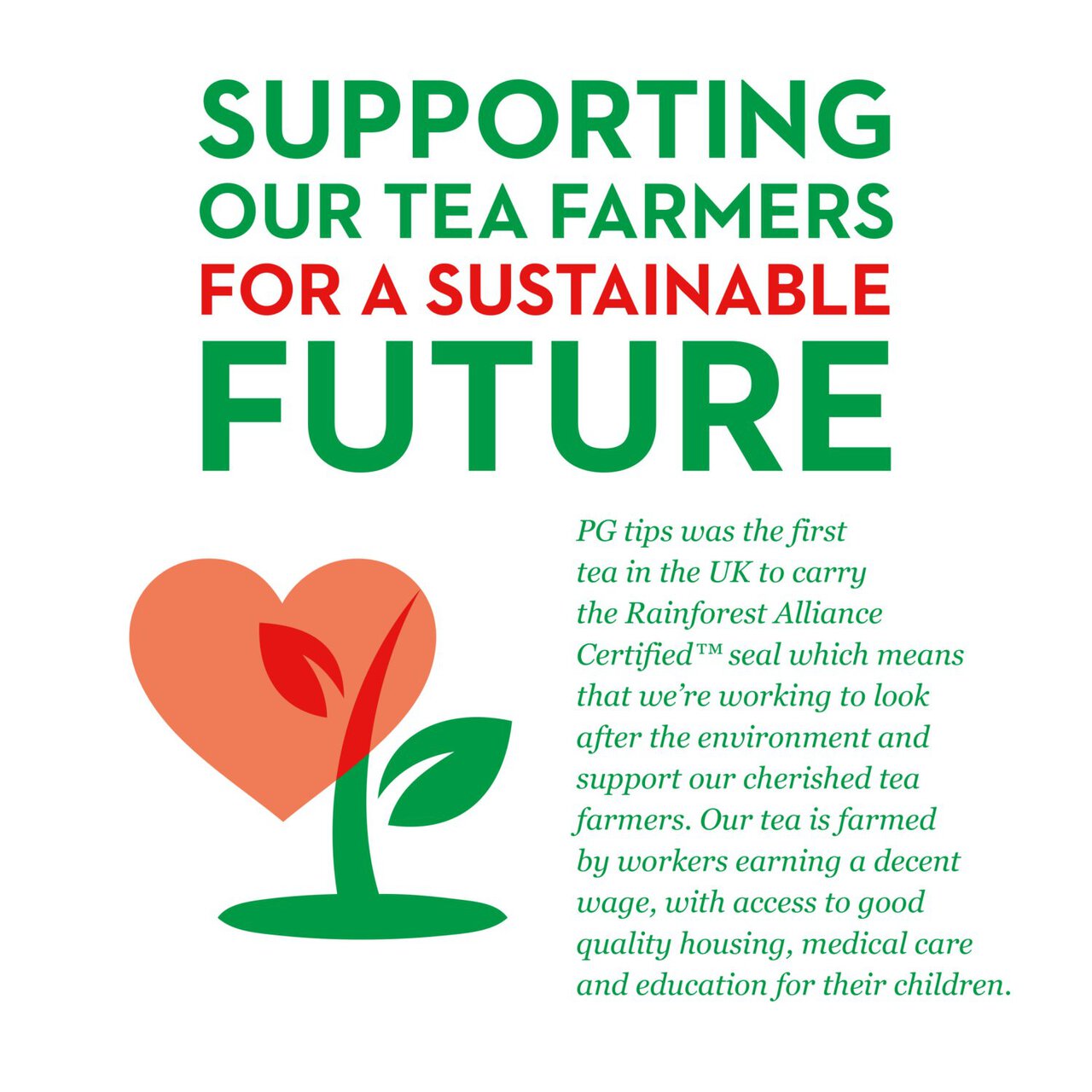 PG Tips Pyramid Biodegradable Teabags 40 per pack