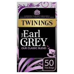 Twinings Earl Grey Tea, 50 Tea Bags 50 per pack