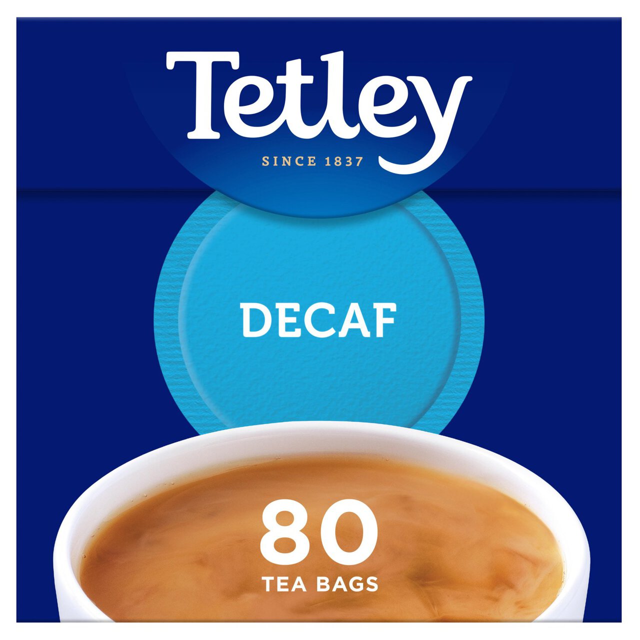 Tetley Decaffeinated Tea Bags 80 per pack