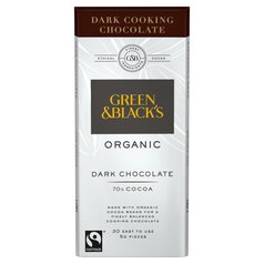 Green & Black's Organic Dark Cooking Chocolate 150g