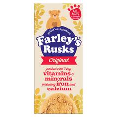 Farley's Rusks Original Baby Food Snacks 9 pack 6+ Months 150g