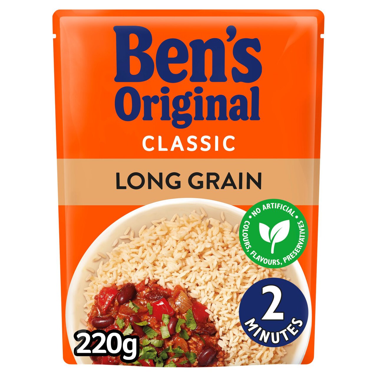 Bens Original Long Grain Microwave Rice 220g