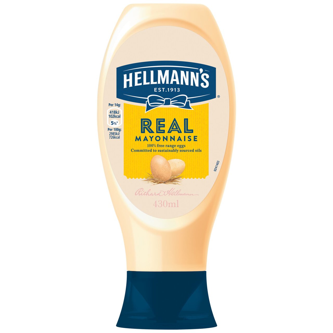 Hellmann's Real Squeezy Mayonnaise 430ml