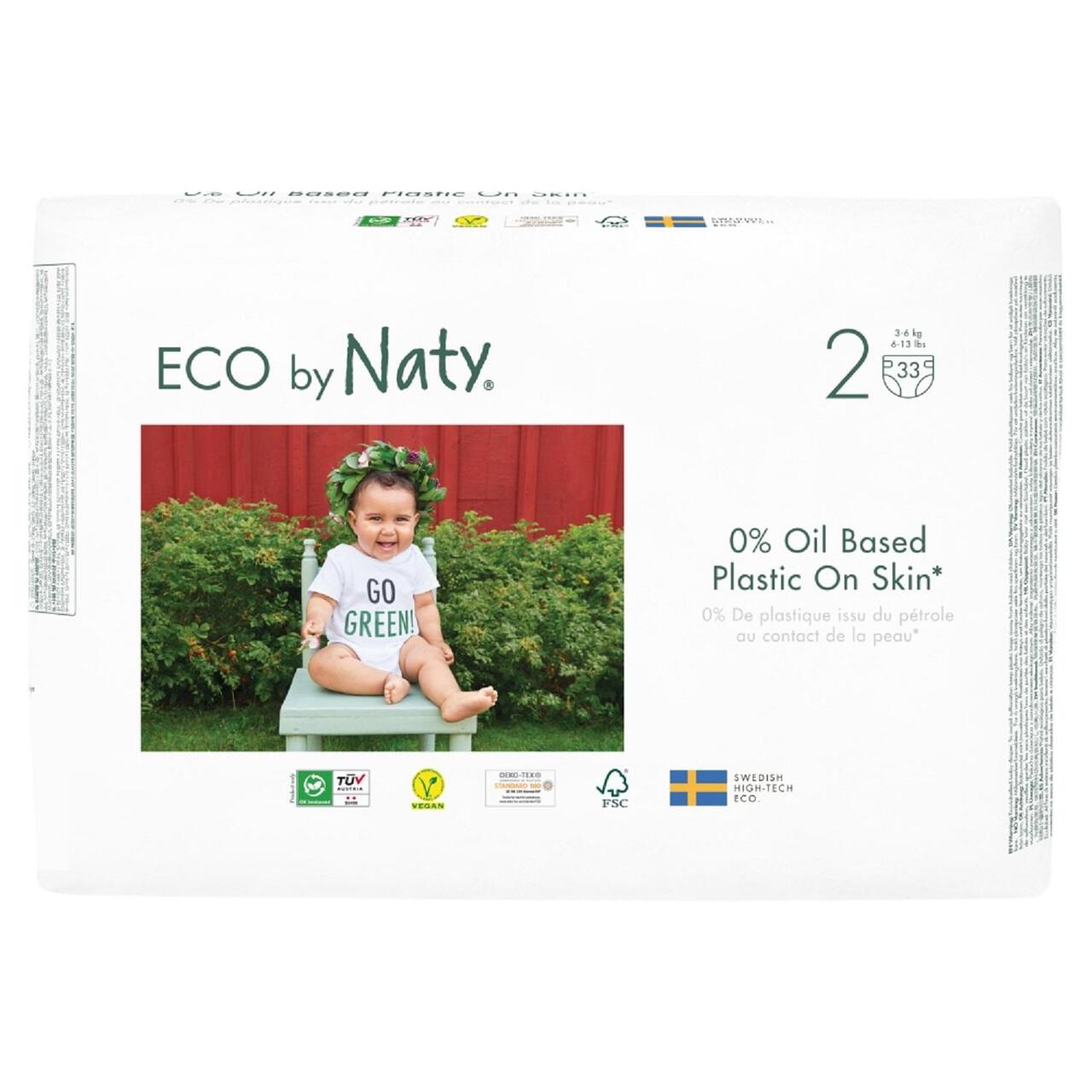 Eco by Naty Nappies, Size 2 33 per pack