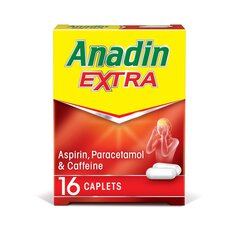 Anadin Extra Aspirin & Paracetamol Caplets 16 per pack