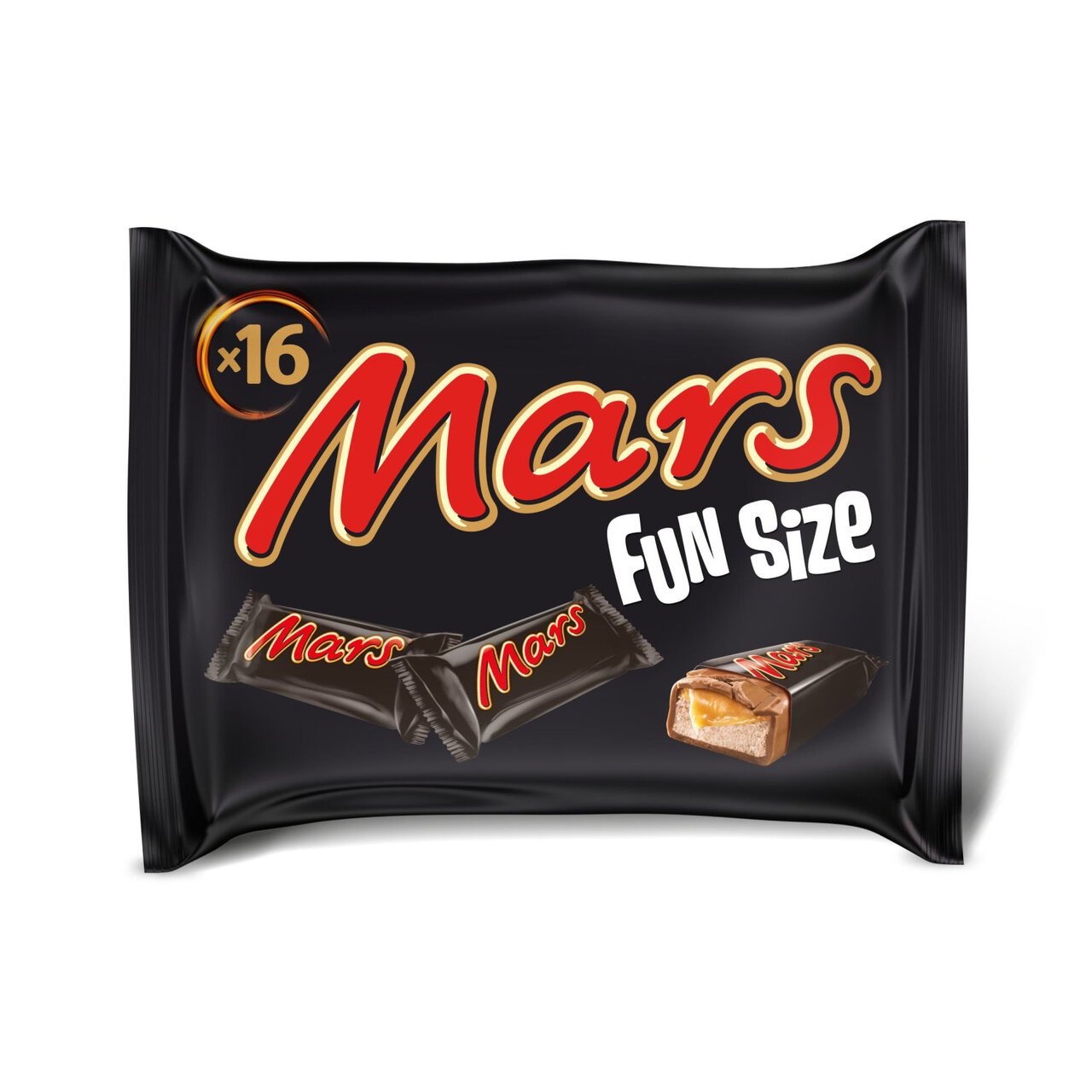 Mars Caramel, Nougat & Milk Chocolate Bars Funsize & Snacksize Multipack 303g