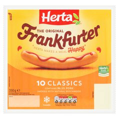 Herta 10 Frankfurters Hot Dogs 350g