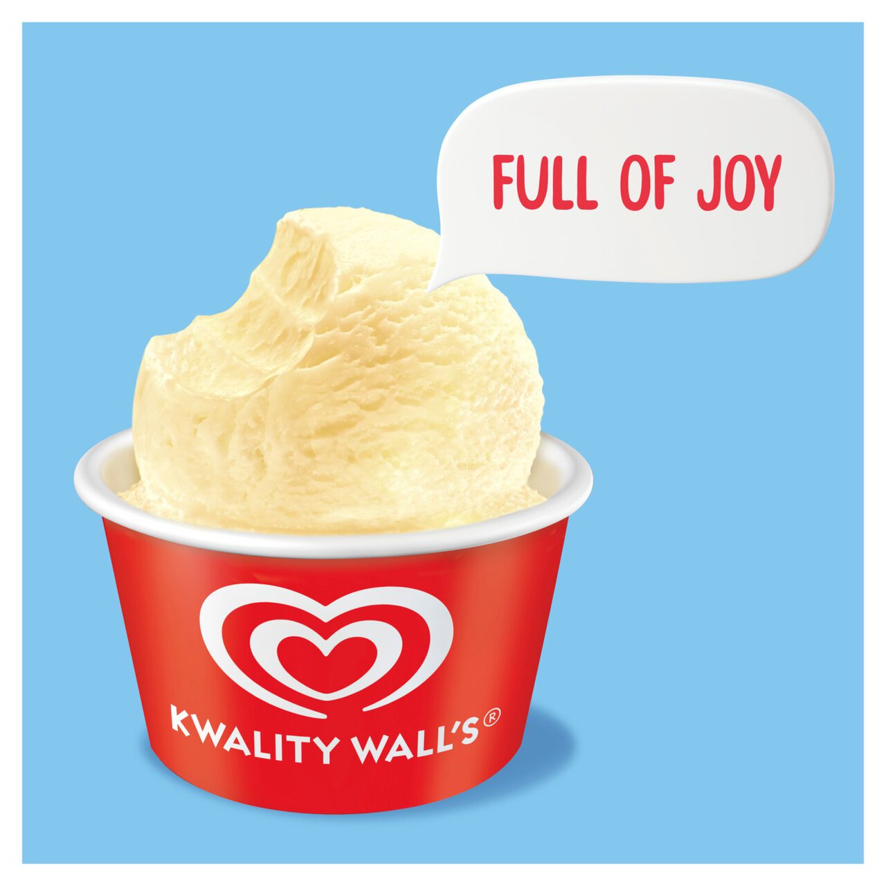 Wall's Soft Scoop Vanilla Ice Cream Tub Dessert 1.8l