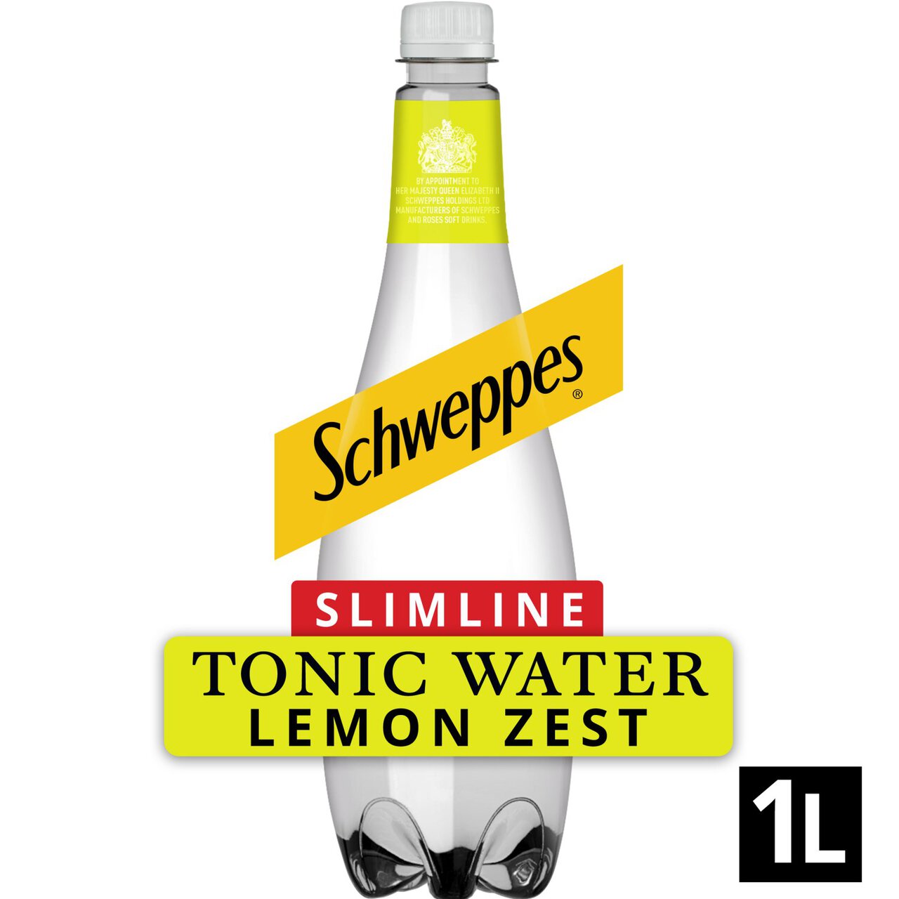 Schweppes Slimline Tonic with Zest of Lemon 1l