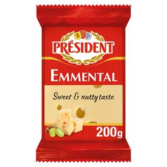 President Emmental Cheese Block 200g