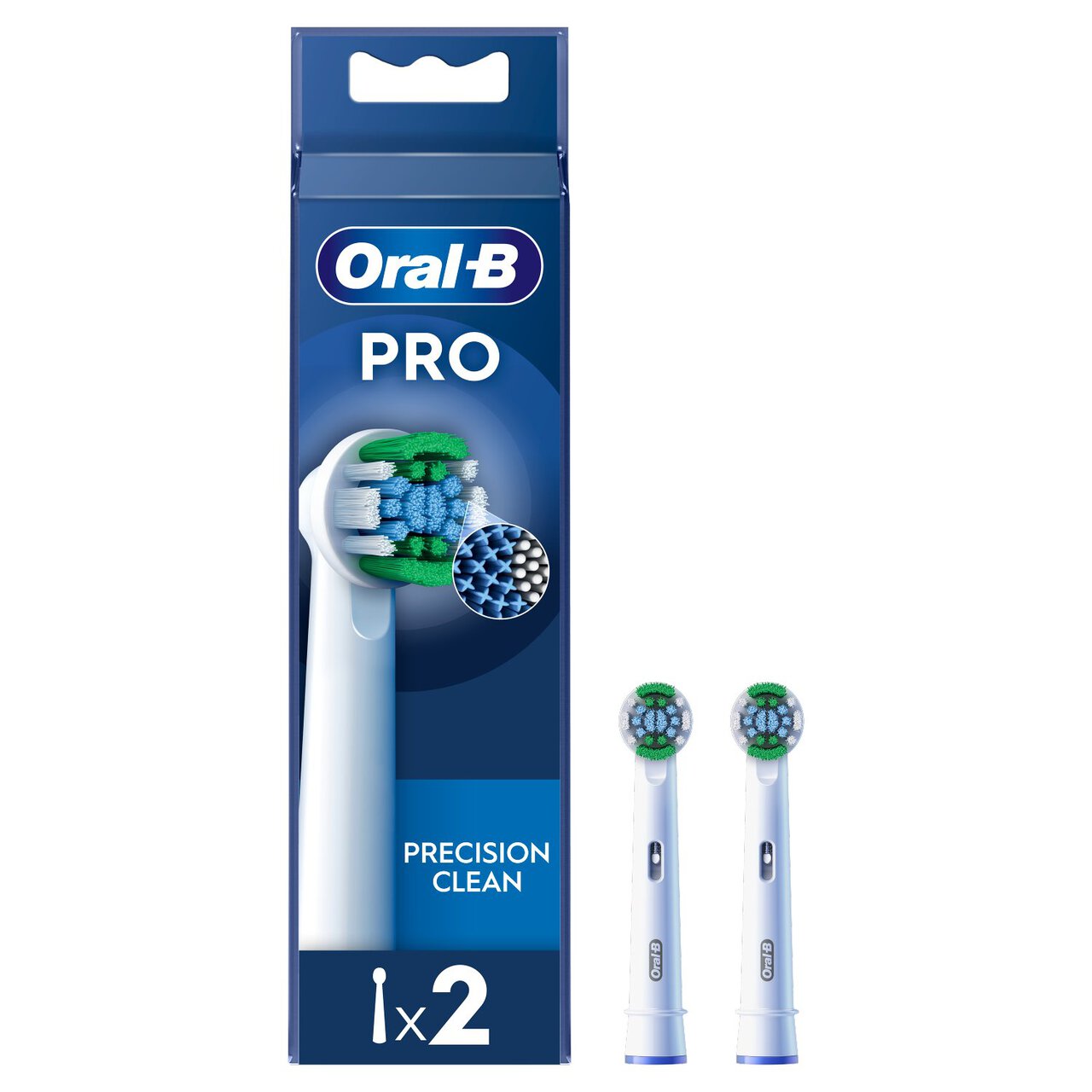 Oral-B Precision Clean Toothbrush Heads 2 per pack