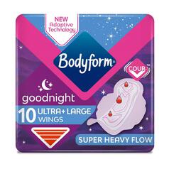 Bodyform Ultra Goodnight with Wings 10 per pack