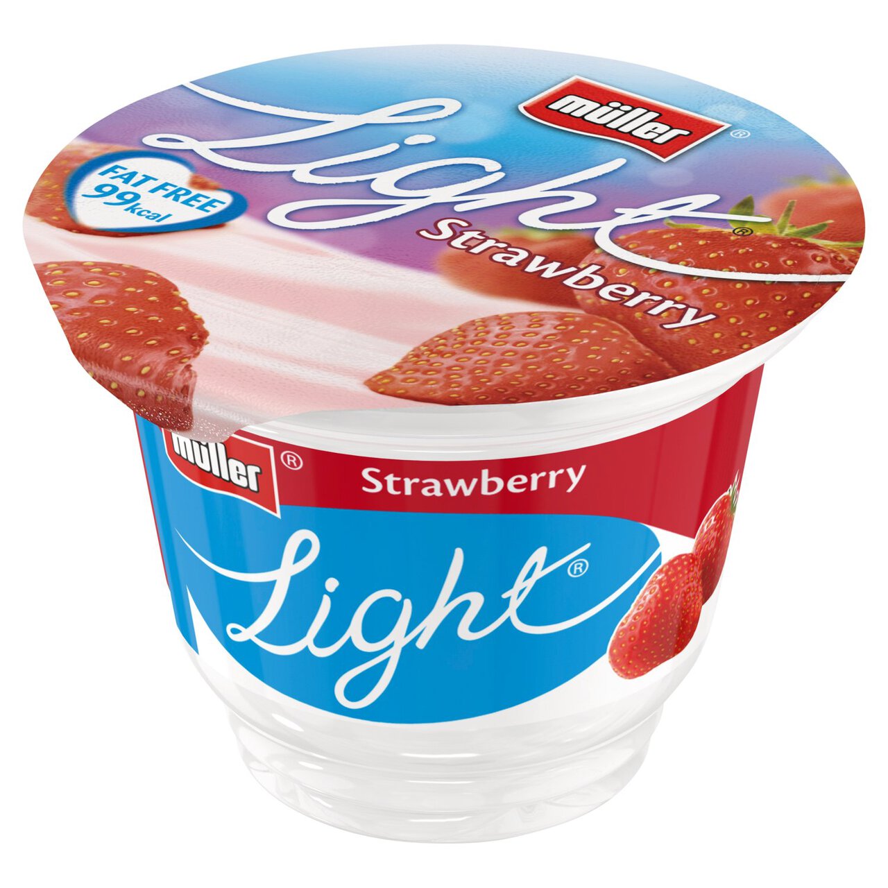 Muller Light Strawberry Fat Free Yogurt 160g 160g